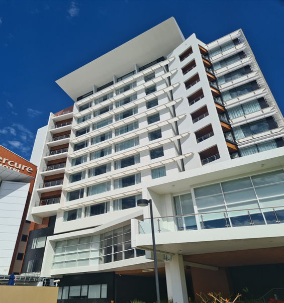 The Mercure Hotel Cladding